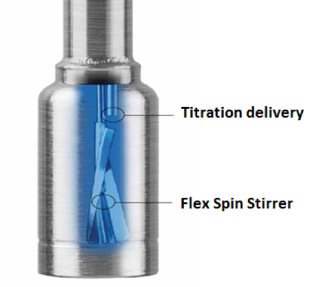 Figure 6. Accushot™ (titration delivery) and FlexSpin™ system for the Affinity ITC.