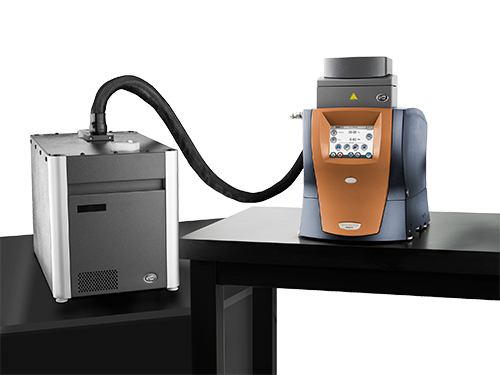 Figure 1. TA Instruments DMA850 with the relative humidity accessory