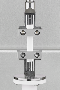 Figure 4. The film/fiber tension geometry on Discovery Hybrid Rheometer