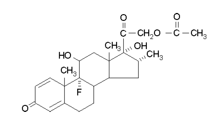 Figure 1. Chemical Structure of Dexamethasone-Acetate