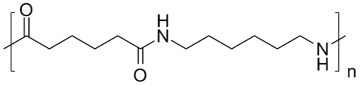 Figure 4. Repeat unit of nylon 66