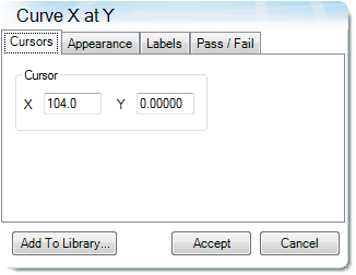 Figure 9. Dialogue to Choose Temperature at 0% Strain/°C in TRIOS Software