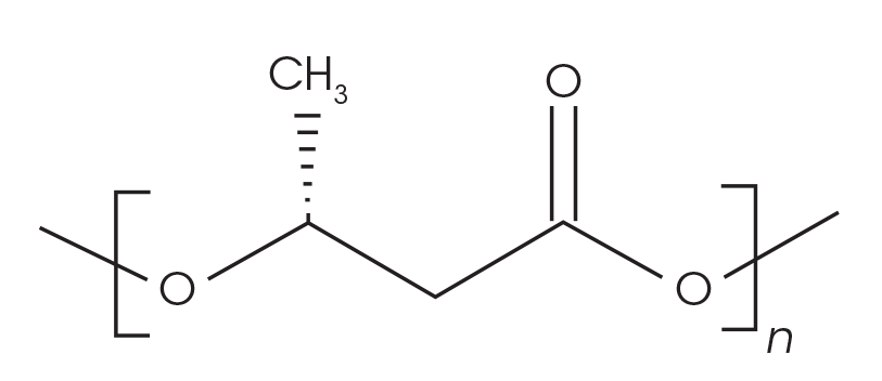 Figure 1. Structure of Poly-3-hydroxybutyrate sample