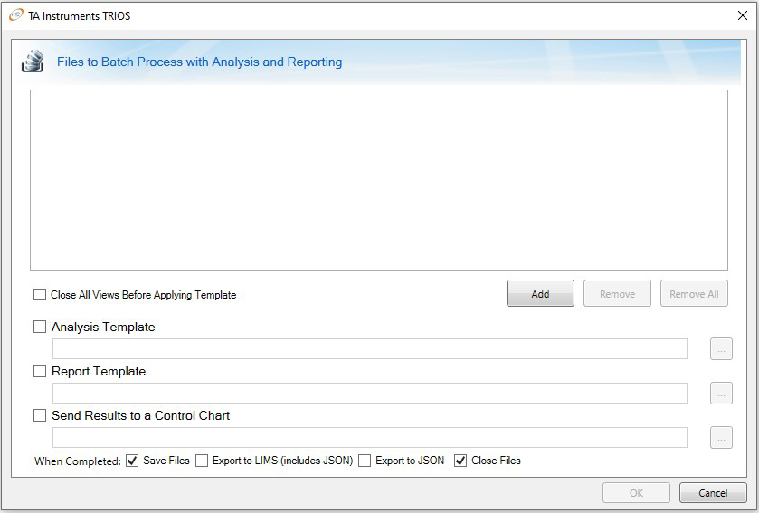 Figure 3. Export to JSON through batch processing Figure 3. Export to JSON through batch processing